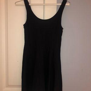 H$M Divided Little Black Cotton Dress